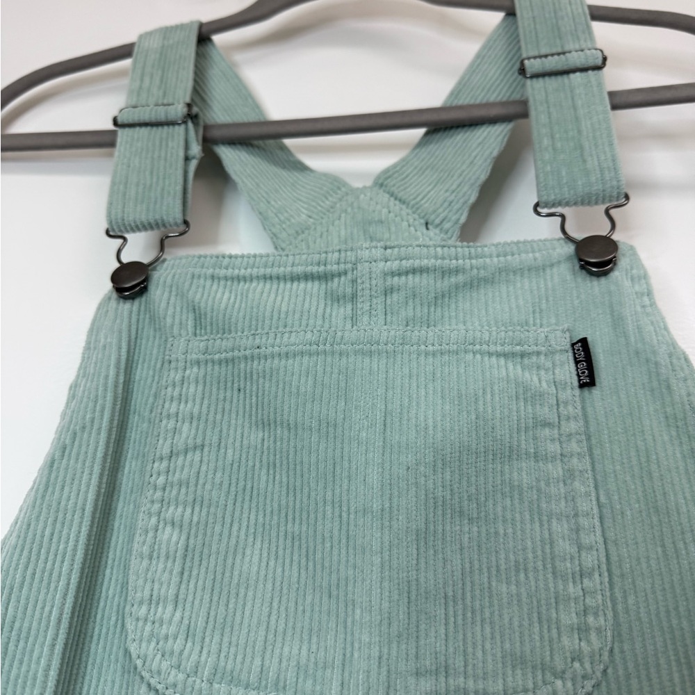 Body Glove Green Corduroy Jumpsuit with Adjustable Straps